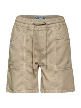 Шорты STREET ONE Loose fit Pants, бежевый