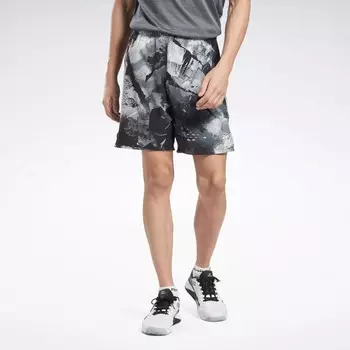 Шорты Strength 3.0 Reebok, черно-белый