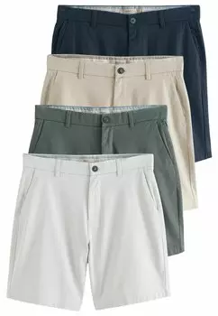 Шорты STRETCH CHINO 4 PACK Next, серый