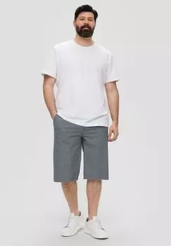 Шорты STRETCH DOT D’UN CORDON COULISSANT s.Oliver, темно-серый