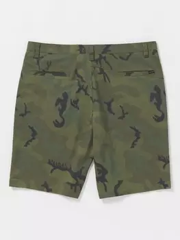 Шорты-стретч Vmonty - Зеленый Комбо Volcom