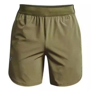 Шорты stretch woven shorts 'olive green' Under Armour, зеленый