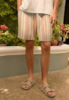 Шорты STRIPED DOCK REGULAR FIT Next, цвет Pink White