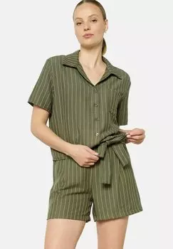 Шорты STRIPED LolaLiza, хаки