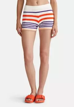 Шорты STRIPED United Colors of Benetton, сиреневый