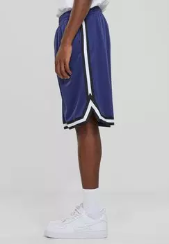 Шорты Stripes Urban Classics, темно-синие черные белые