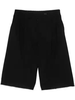 Шорты строгого кроя MM6 Maison Margiela, черный