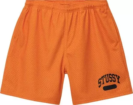 Шорты Stussy Arch Mesh Short 'Orange', оранжевый