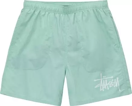 Шорты Stussy Big Basic Water Short 'Mint', зеленый