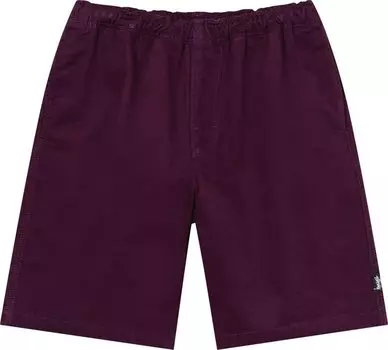 Шорты Stussy Brushed Beach Short 'Plum', фиолетовый