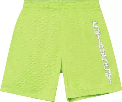 Шорты Stussy Collegiate Mesh Short 'Green', зеленый