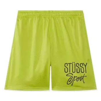 Шорты Stussy Mesh Short Sport, светло-салатовый
