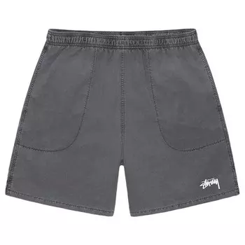 Шорты Stussy Pigment Stock Water Short, угольный