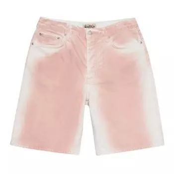 Шорты Stussy Spray Dye Big Old, цвет Выцветший розовый
