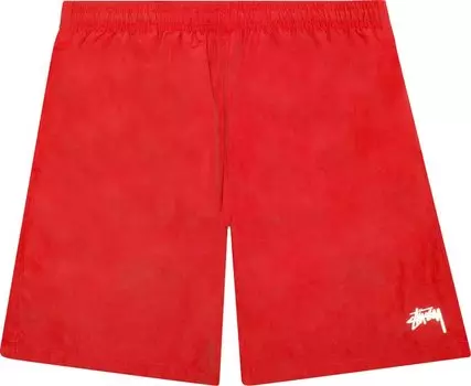 Шорты Stussy Stock Water Short 'Brite Red', красный
