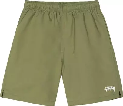 Шорты Stussy Stock Water Short 'Green', зеленый