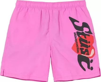 Шорты Stussy x Cactus Plant Flea Market Water Shorts 'Pink', розовый