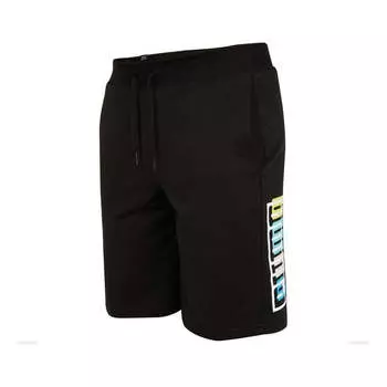 Шорты summer court graphic shorts 'black' Puma, черный