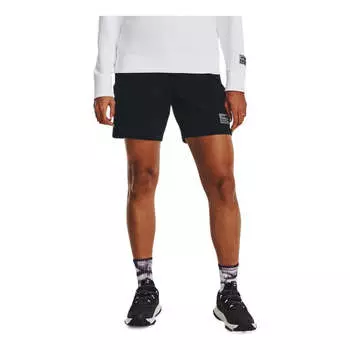 Шорты summit fleece shorts 'black' Under Armour, черный