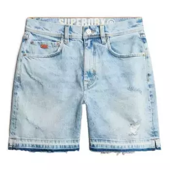 Шорты Superdry Mid Rise Cut Off, синий