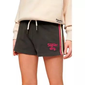 Шорты Superdry Rainbow Side Logo, черный
