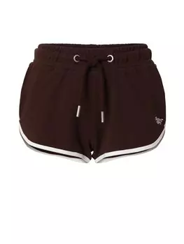 Шорты Superdry Regular Pants, темно-коричневый