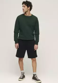 Шорты Superdry "SD-LUXURY SPORT LOOSE SHORT", черный