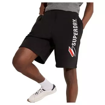 Шорты Superdry Sportstyle Applique, черный