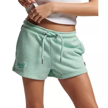Шорты Superdry Vintage Logo Embroidered Sweat, зеленый