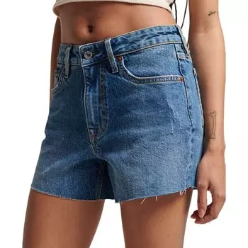 Шорты Superdry Vintage Mid Rise, синий
