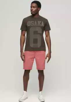 Шорты Superdry "VINTAGE OFFICER CHINO SHORT", коралловый