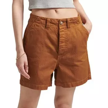 Шорты Superdry Vintage Utility, коричневый