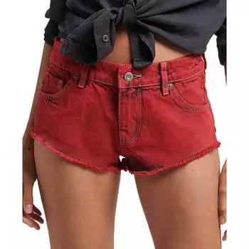 Шорты Superdry Vintage Washed Hot, красный