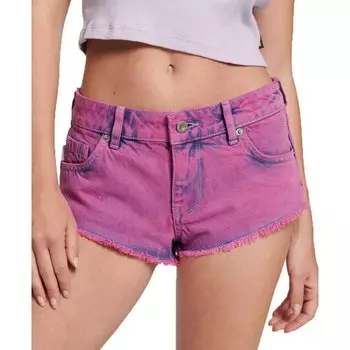 Шорты Superdry Vintage Washed Hot, розовый