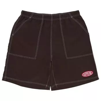 Шорты Supreme Nylon Painter Short, цвет Dark Brown