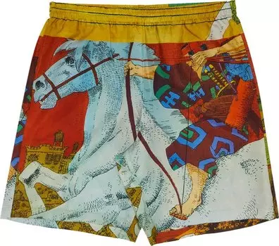 Шорты Supreme Ronin Silk Short 'Gold', золотой