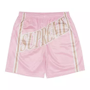 Шорты Supreme Slap Shot Baggy Mesh, розовый