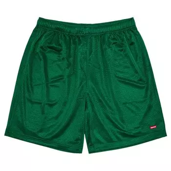 Шорты Supreme Small Box Baggy Mesh Short, зеленый