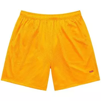 Шорты Supreme Small Box Baggy Mesh Short, золотой