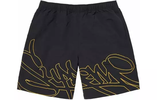 Шорты Supreme Tag Water, черный