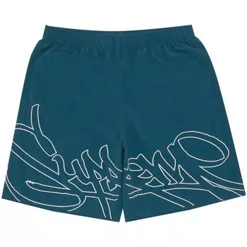 Шорты Supreme Tag Water Short, бирюзовый