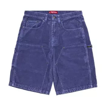 Шорты Supreme Washed Corduroy Double Knee Painter Short, синий