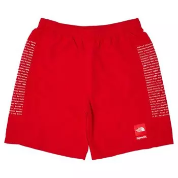 Шорты Supreme x The North Face Nylon Short, красный