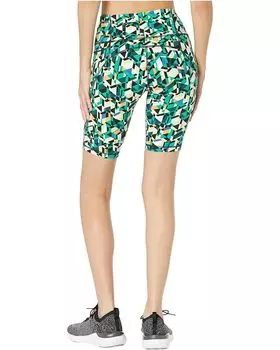 Шорты Sweaty Betty Power 9" Biker Shorts, цвет Green Geo Maze Print