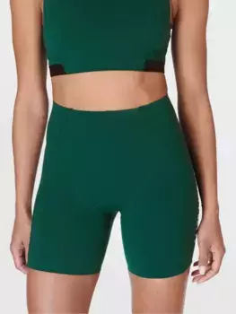 Шорты Sweaty Betty Power UltraSculpt High Waist Advantage Sport, цвет retro green