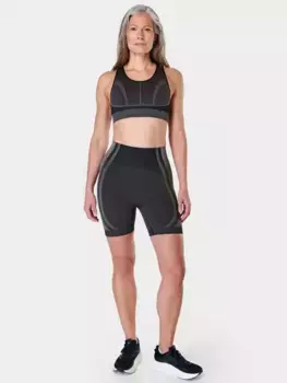 Шорты Sweaty Betty Silhouette Sculpt Seamless Workout, черный