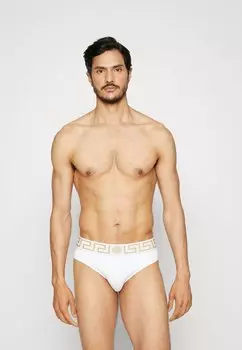 Шорты Swim Low Rise Vita Versace, цвет white/gold