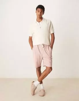Шорты свободного кроя ASOS DESIGN розового цвета