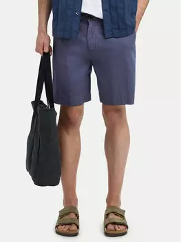 Шорты свободного кроя из ткани 16097541 Selected Homme, фиолетовый