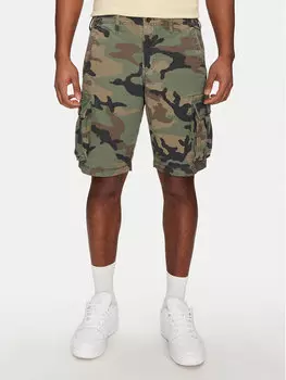 Шорты свободного кроя из ткани 880822-01 Gap, зеленый